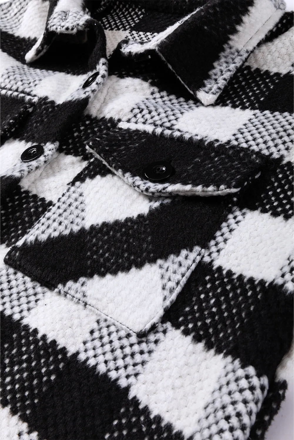 Black and White Check Jacket