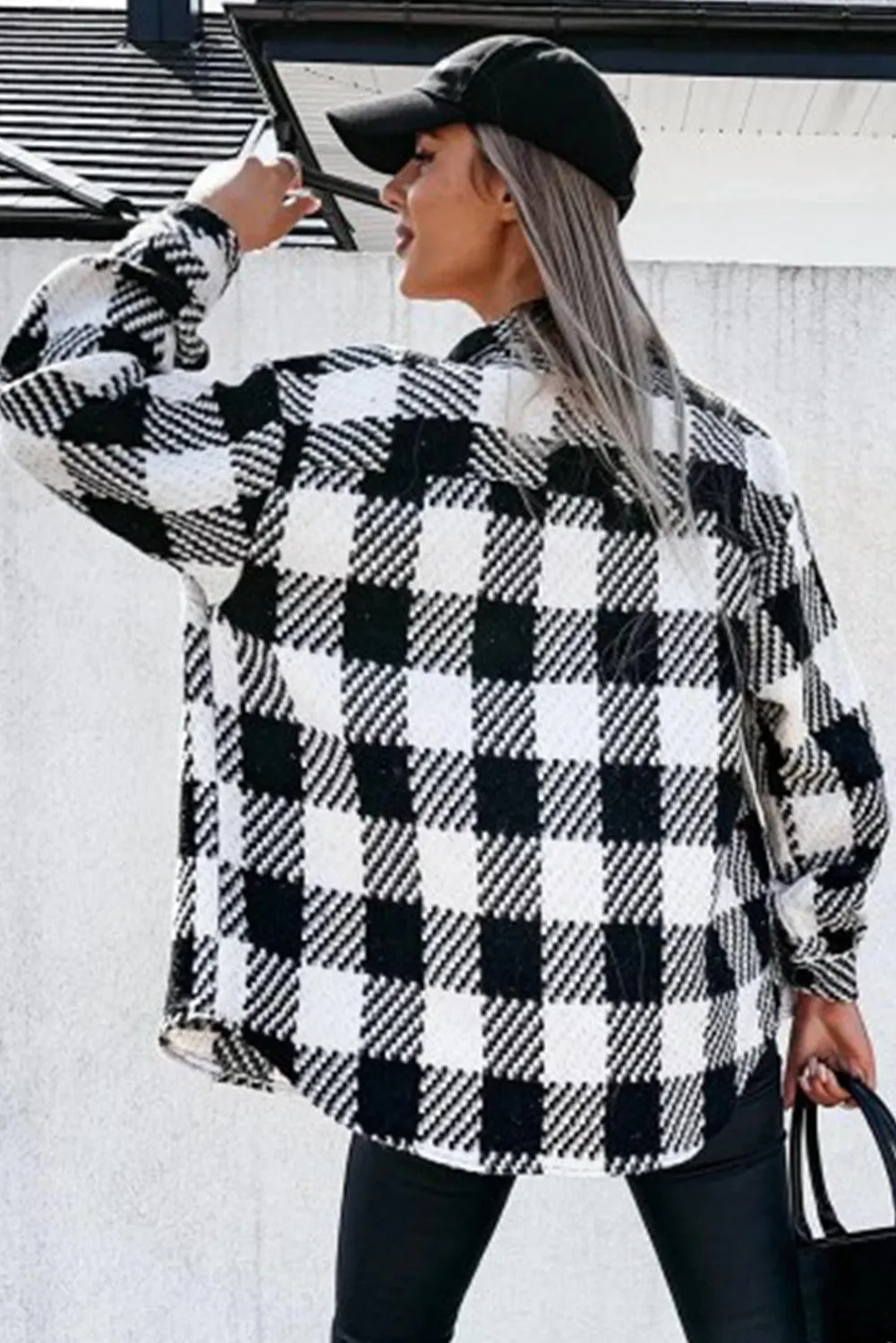 Black and White Check Jacket