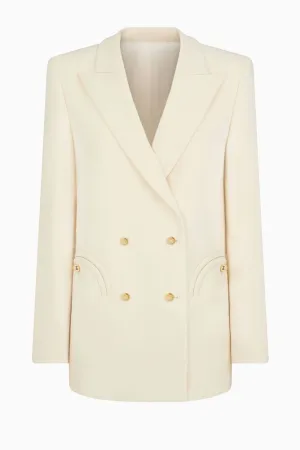 Blazé Milano Resolute Cream Everyday Blazer - Cream