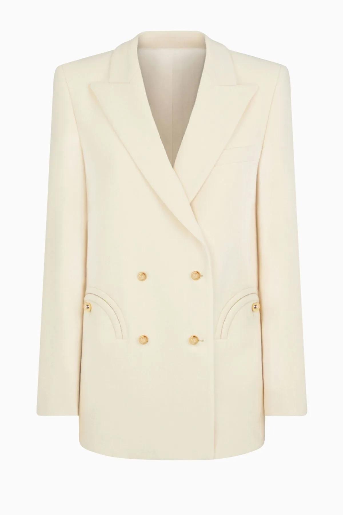 Blazé Milano Resolute Cream Everyday Blazer - Cream