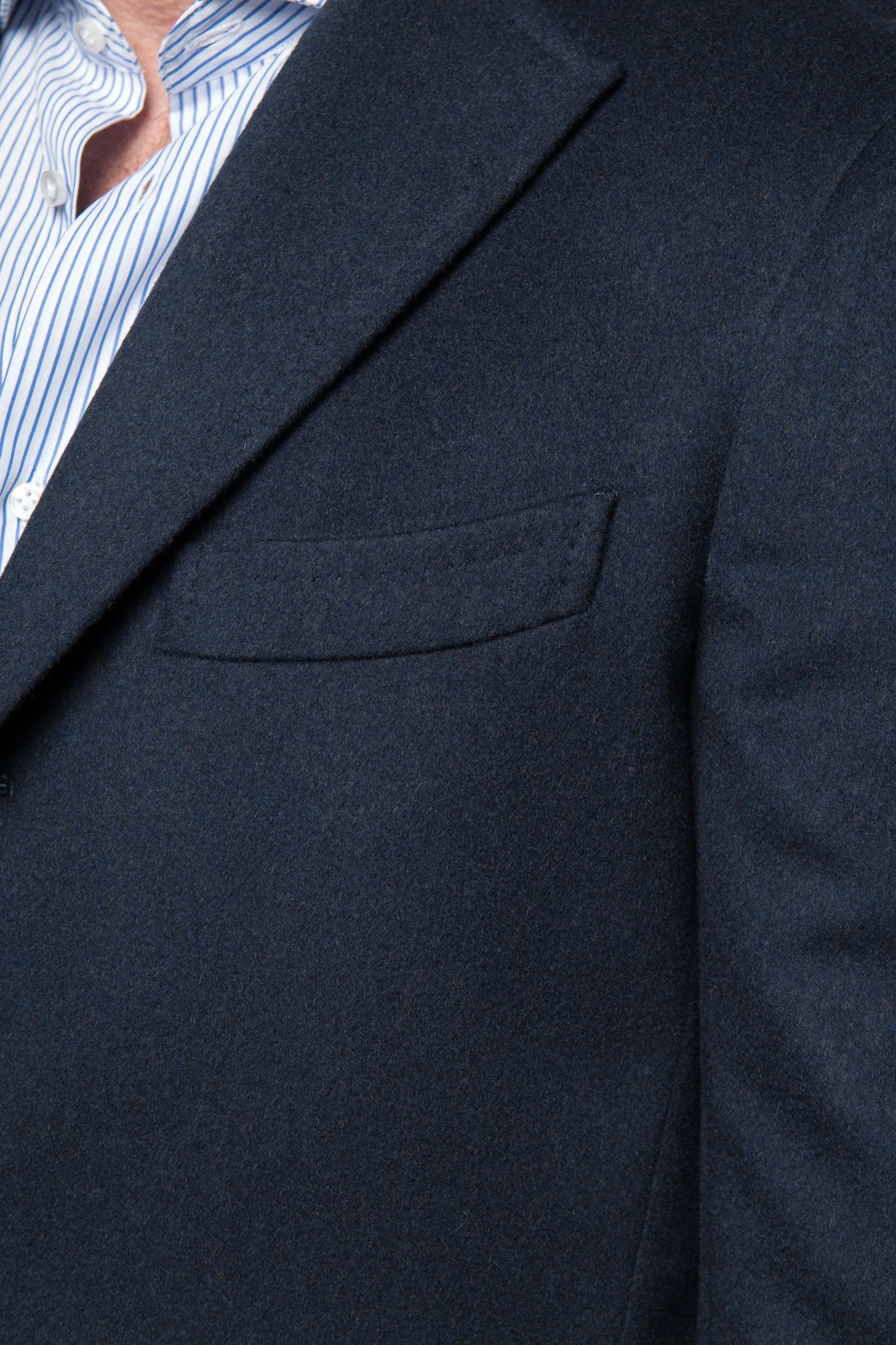 Blue overcoat - Made in Italy