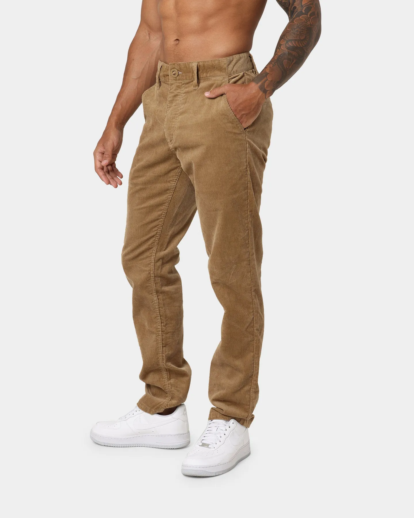 Brixton Choice Chino Pants Khaki Cord