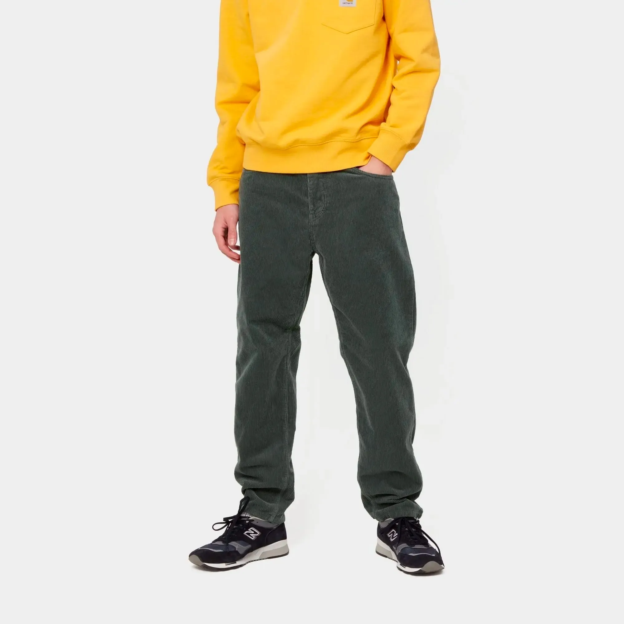 Carhartt WIP Mens Newel Pants Hemlock Green