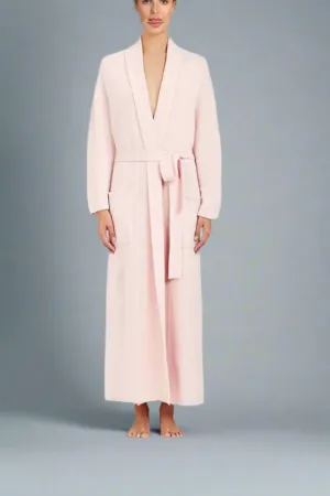 Cashmere Long Heavy Gauge Robe