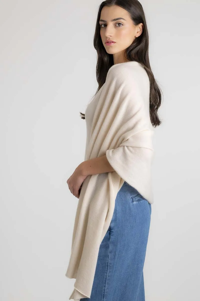 Cashmere Travel Wrap Champagne