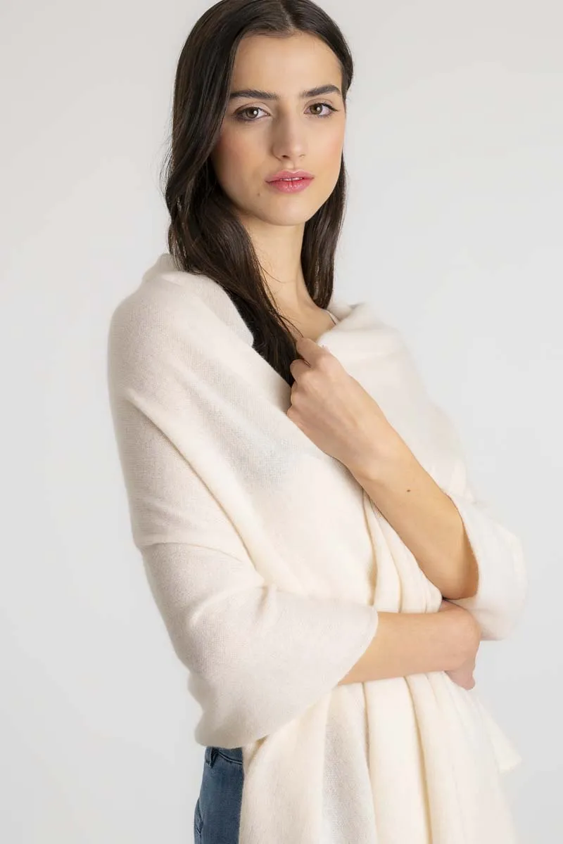 Cashmere Travel Wrap Champagne