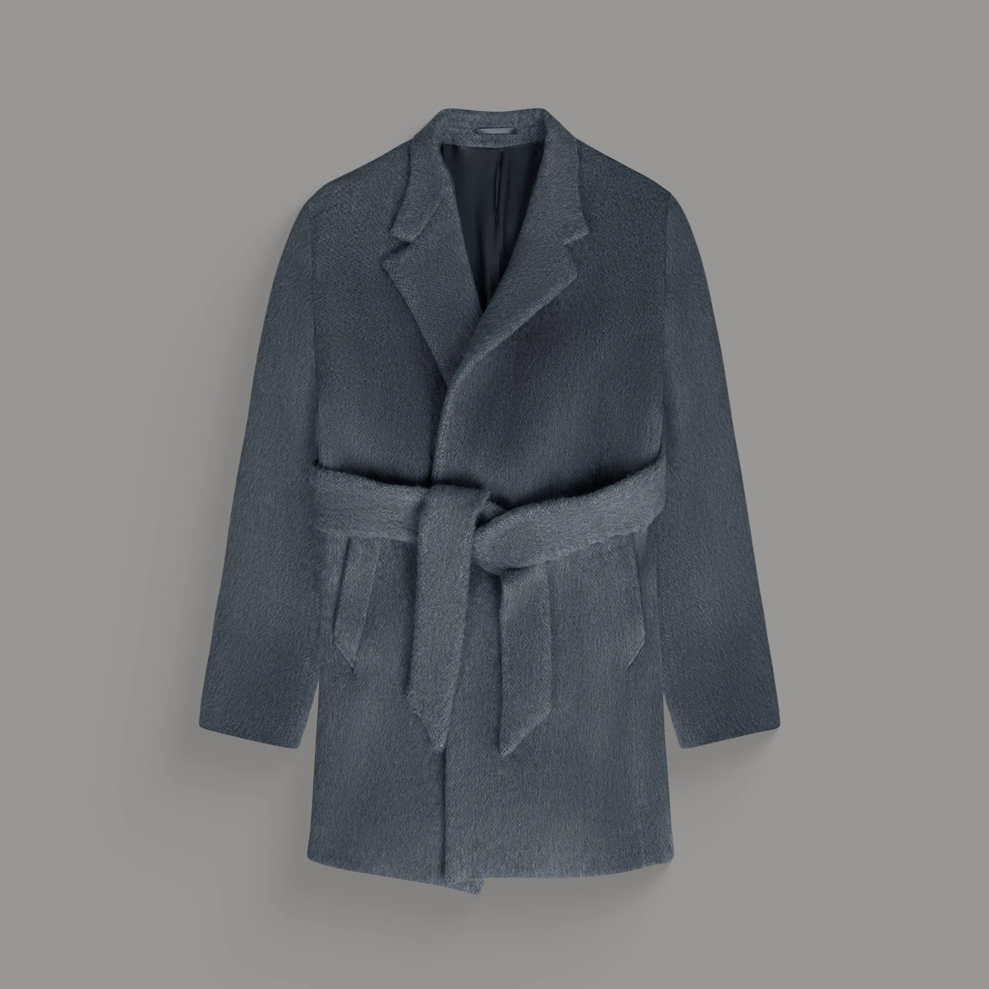 Classic Wool Silk Overcoat