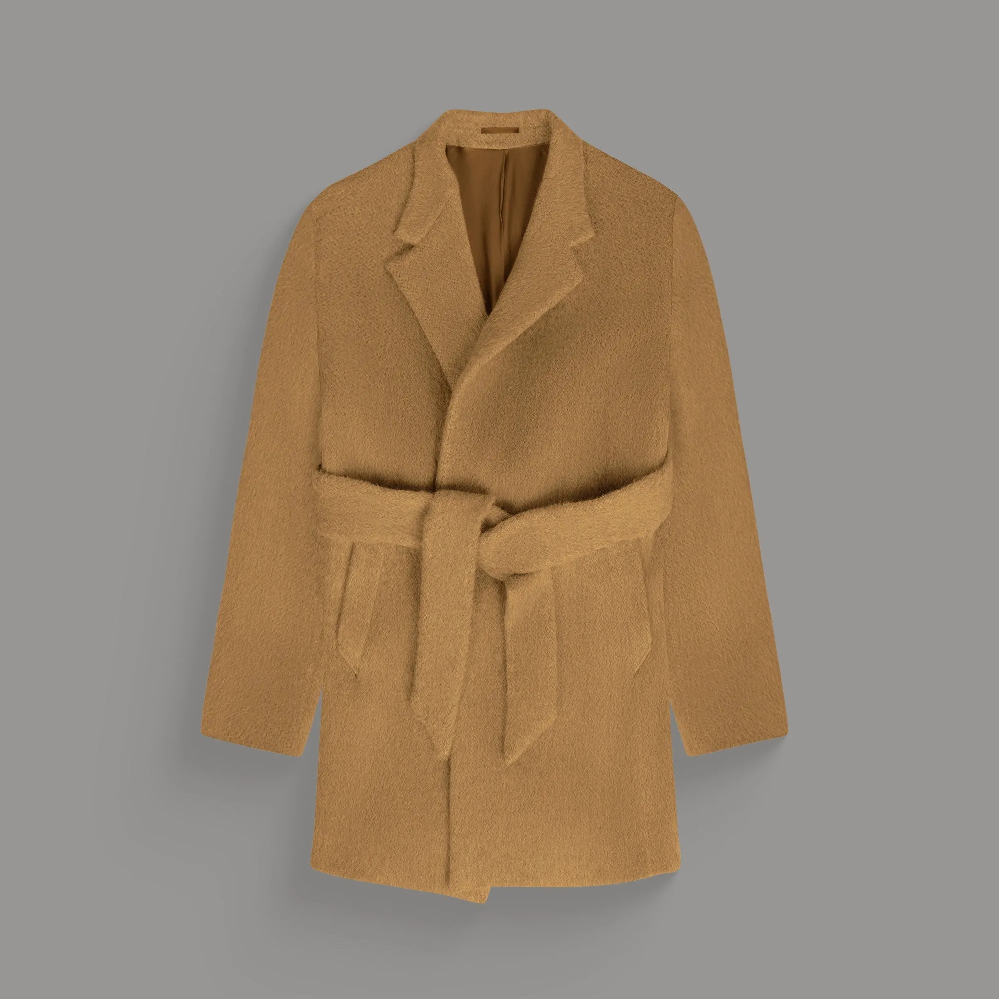 Classic Wool Silk Overcoat