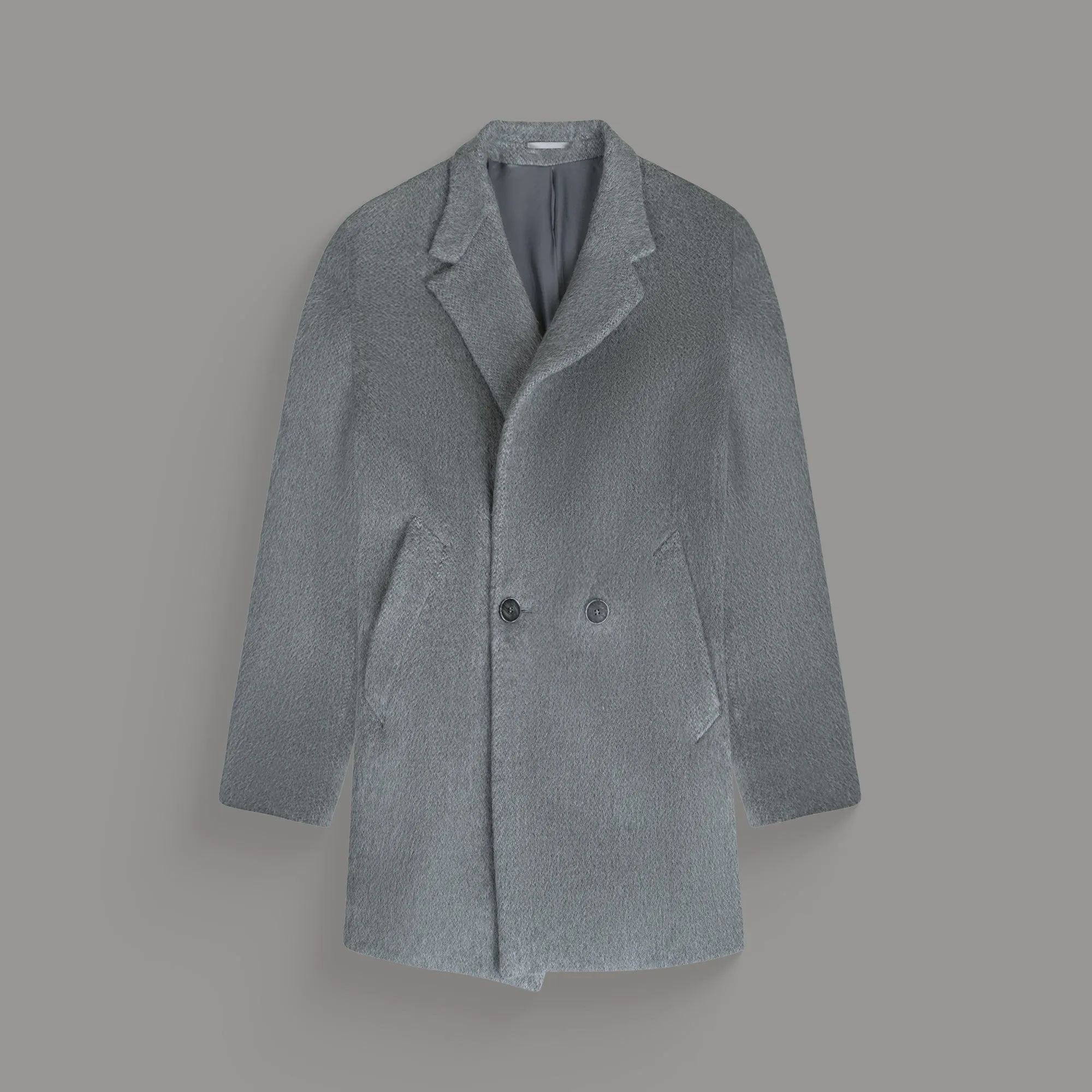 Classic Wool Silk Overcoat