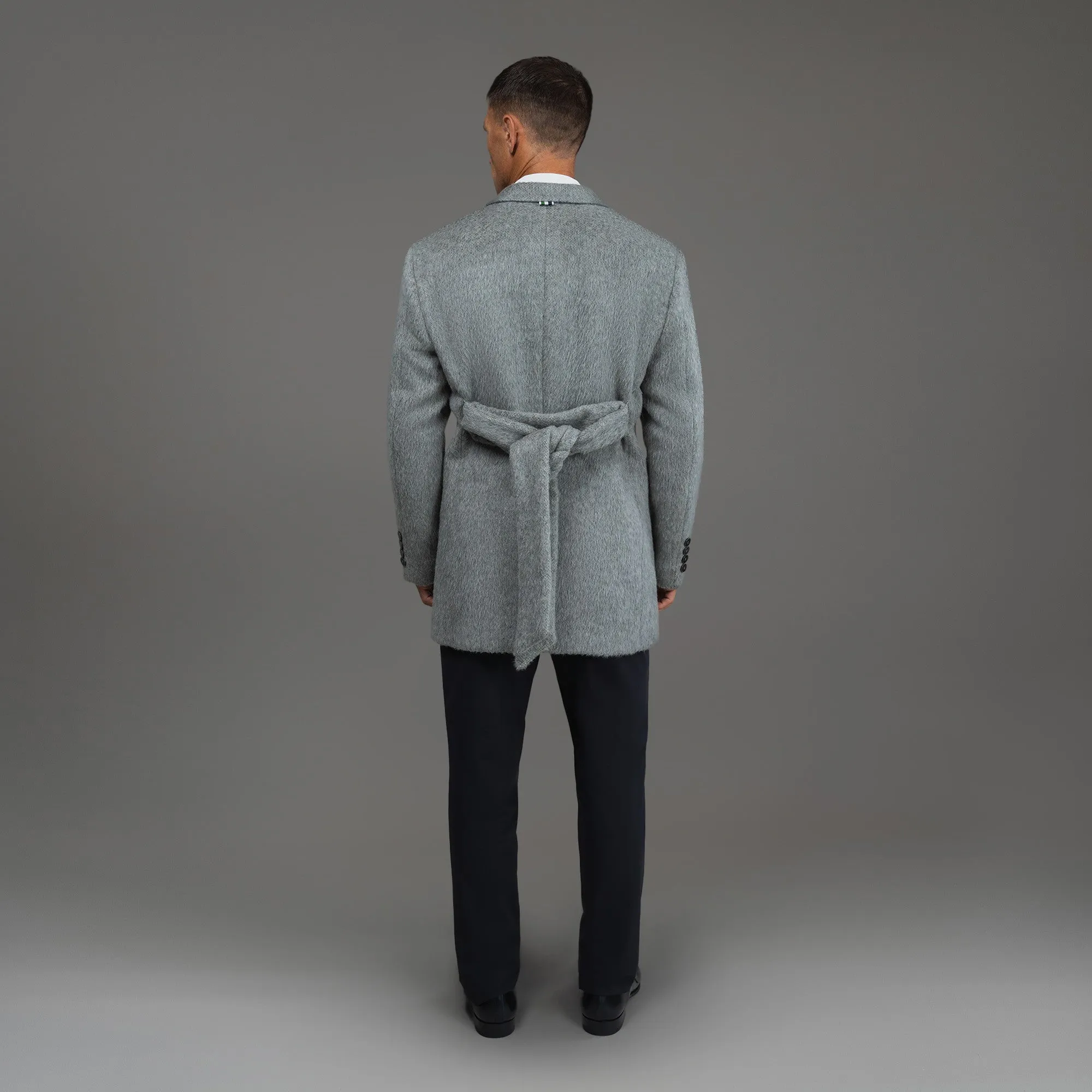 Classic Wool Silk Overcoat