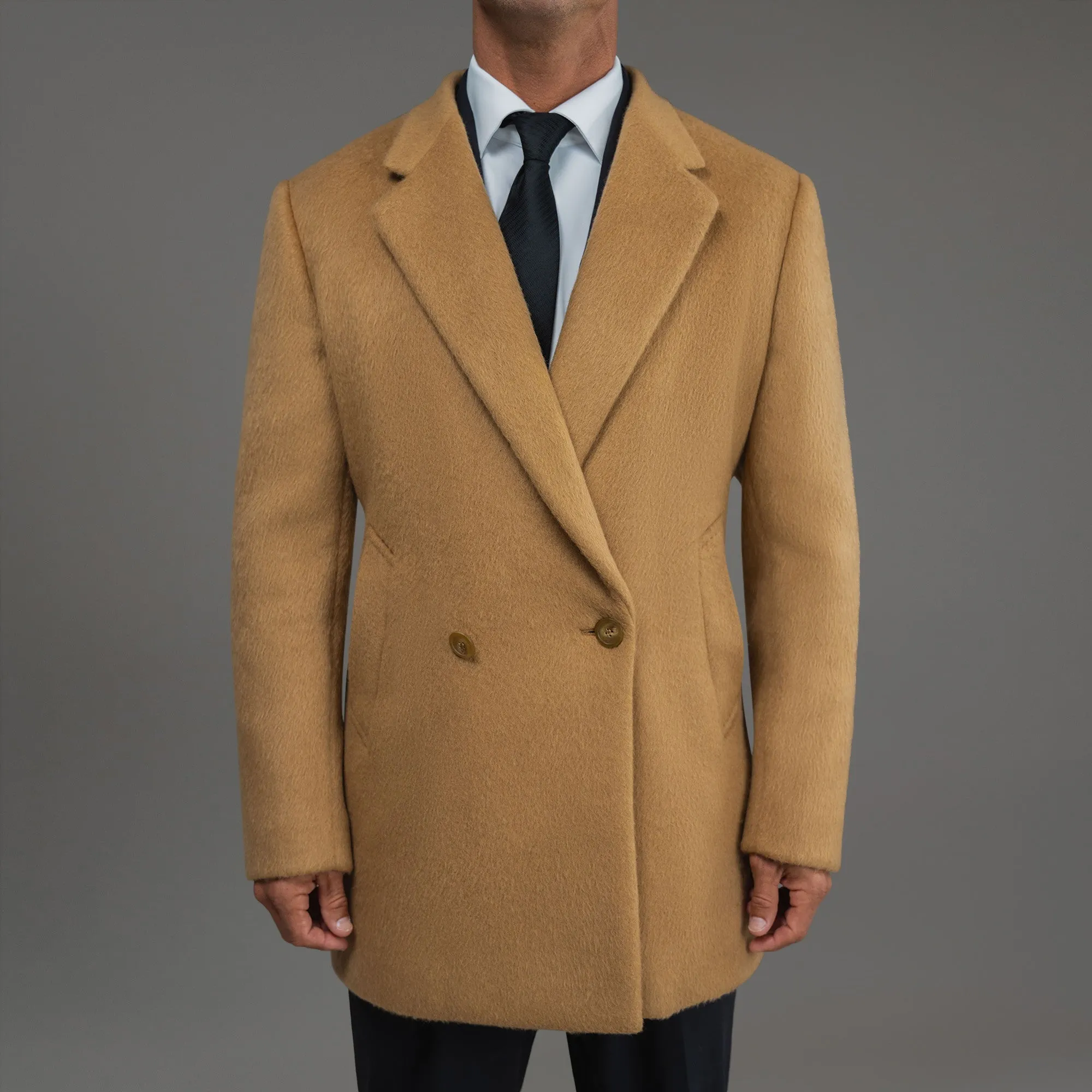 Classic Wool Silk Overcoat