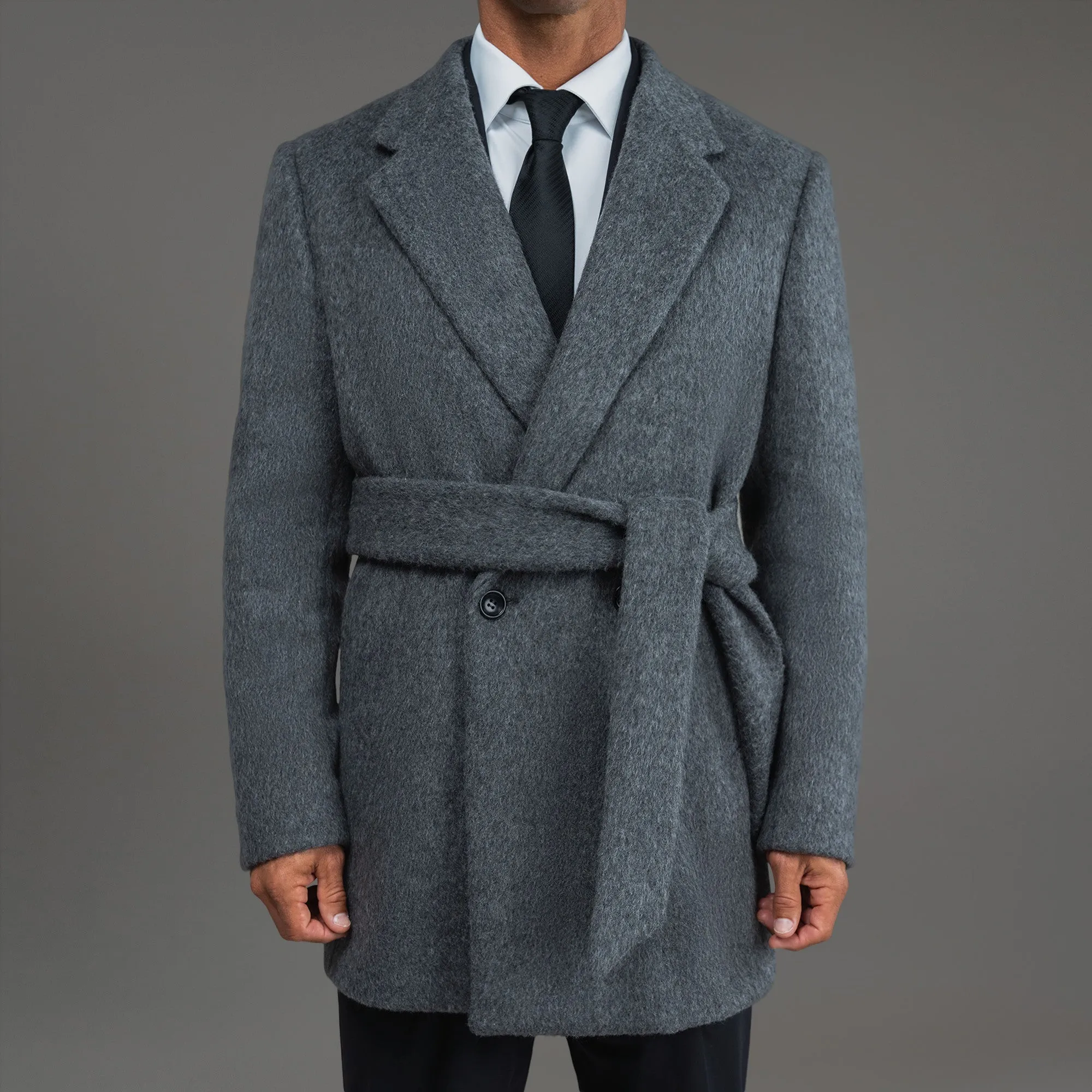 Classic Wool Silk Overcoat