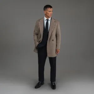 Classic Wool Silk Overcoat