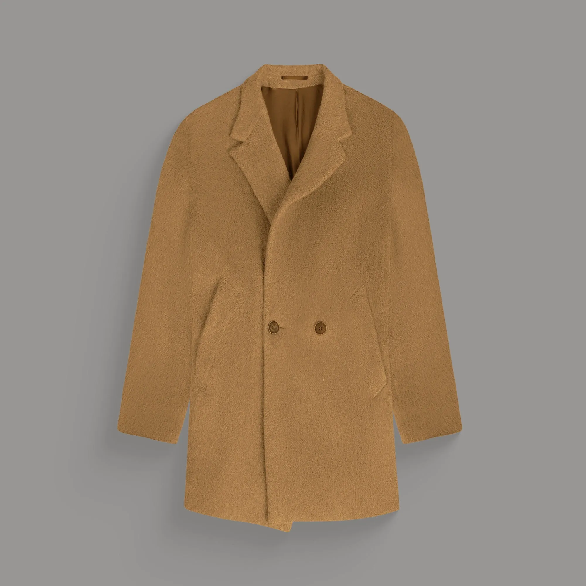 Classic Wool Silk Overcoat