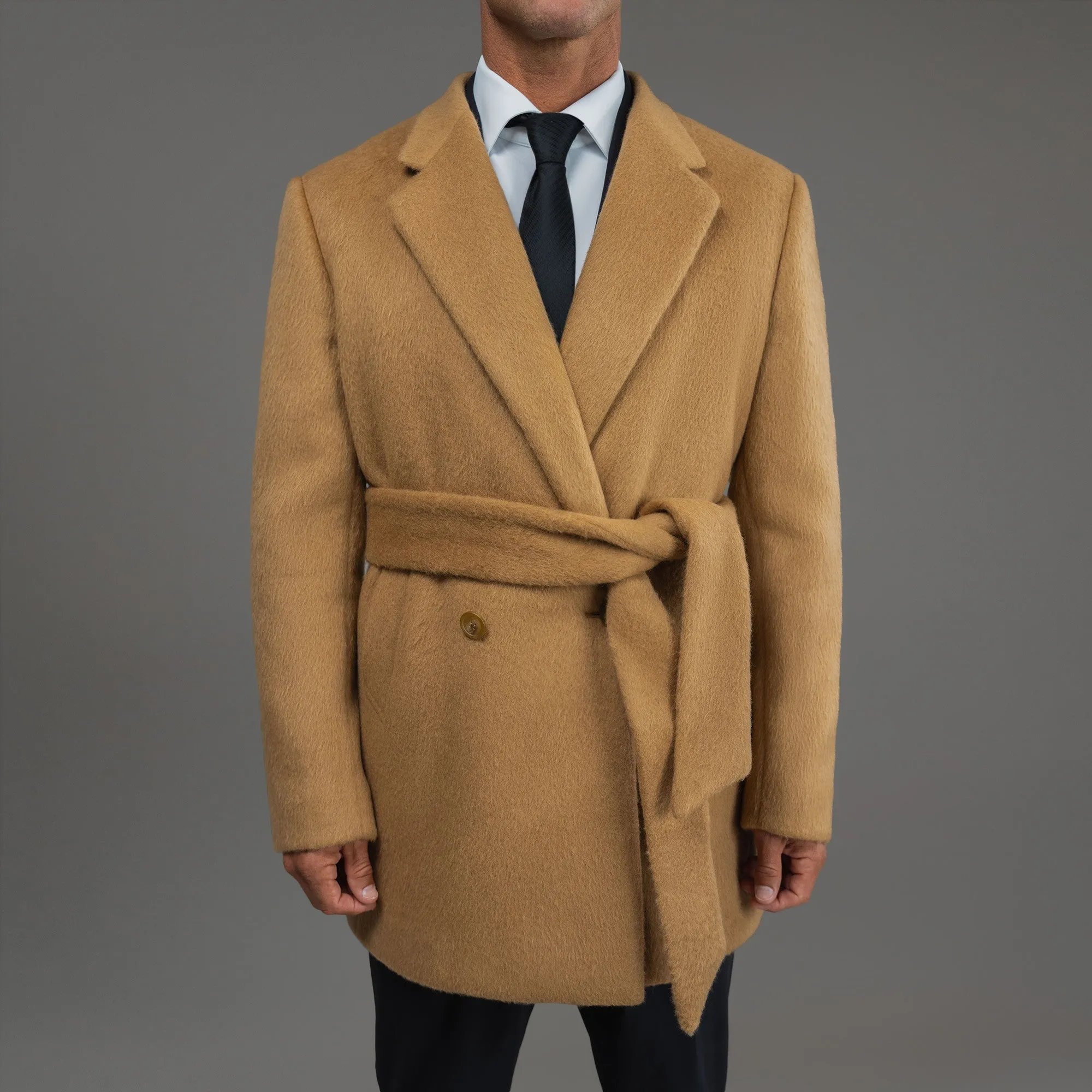 Classic Wool Silk Overcoat