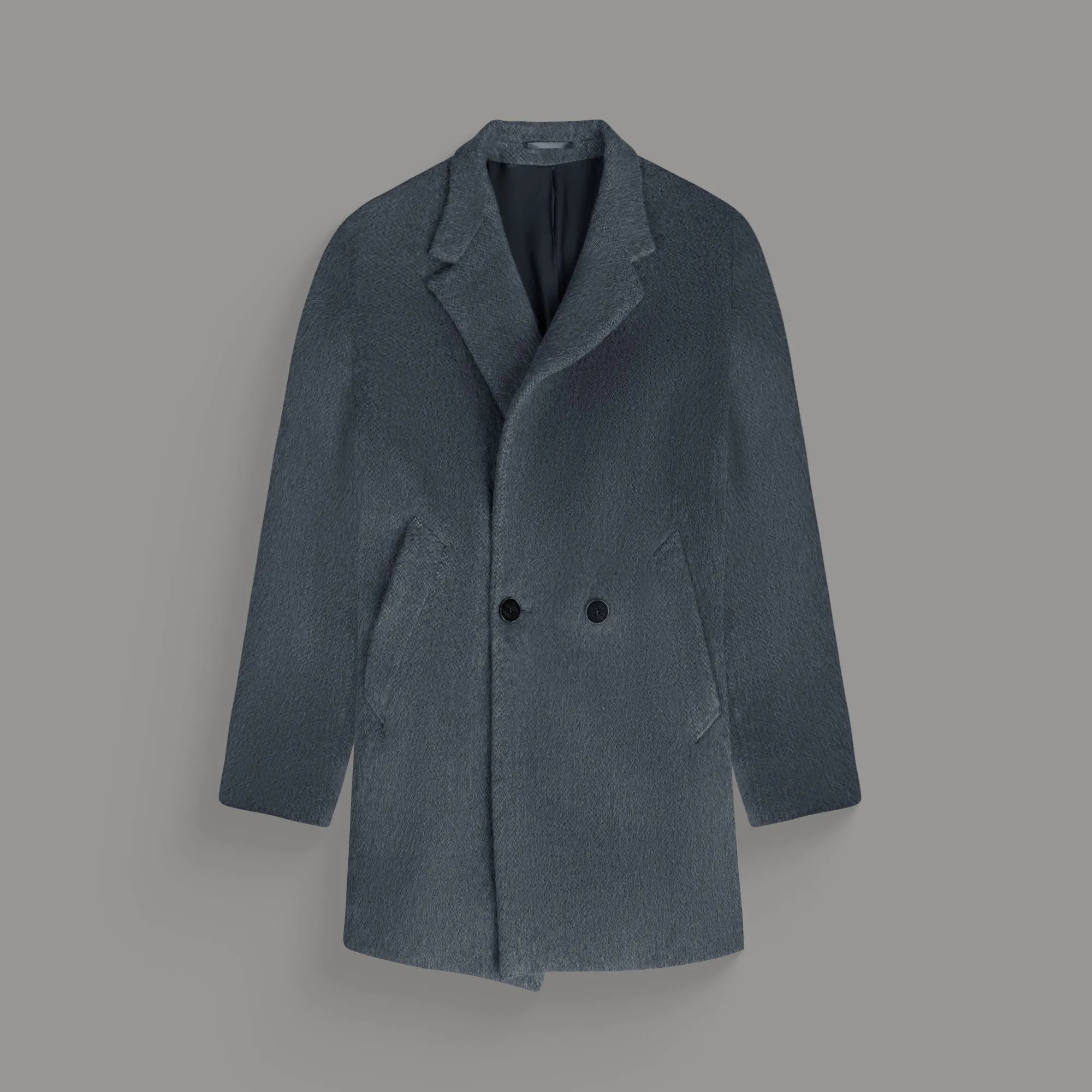 Classic Wool Silk Overcoat