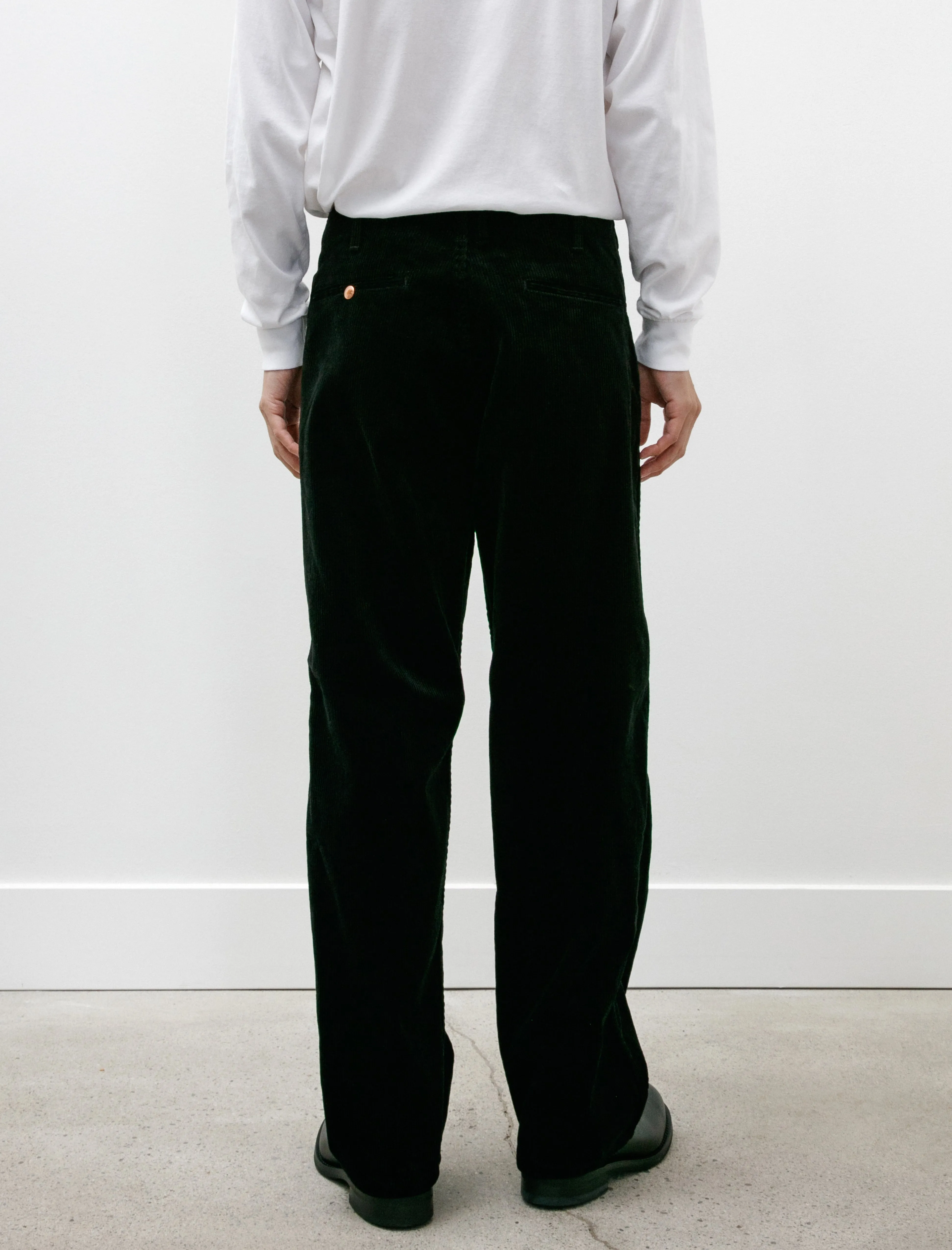 Corduroy Work Pants Black