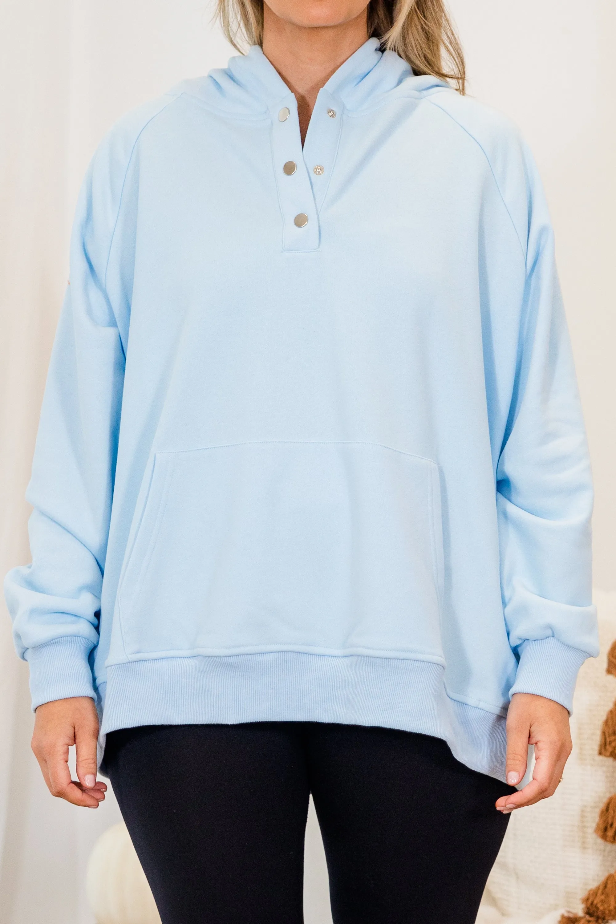 Crisp Winter Morning Pullover, Blue