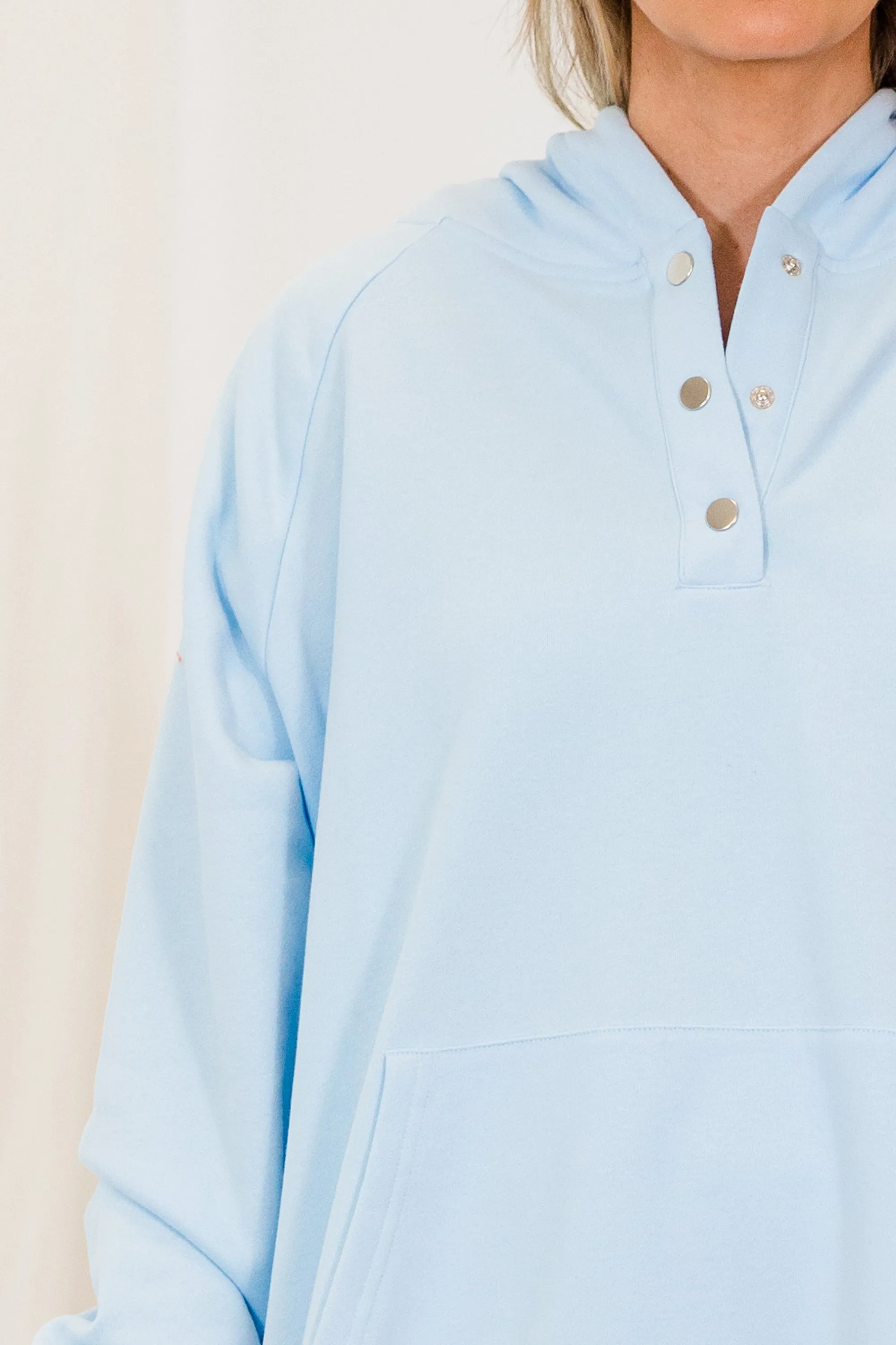 Crisp Winter Morning Pullover, Blue