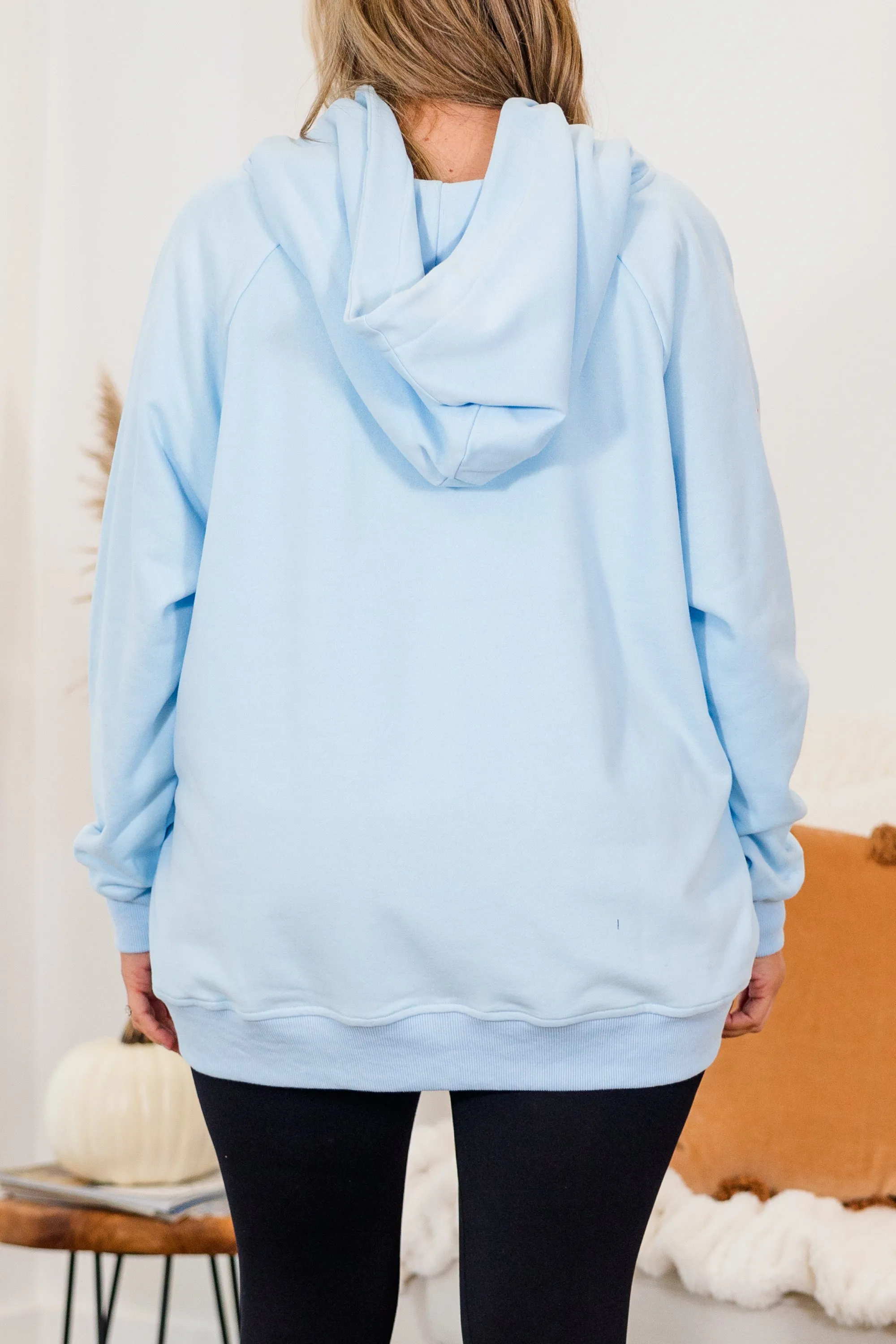 Crisp Winter Morning Pullover, Blue