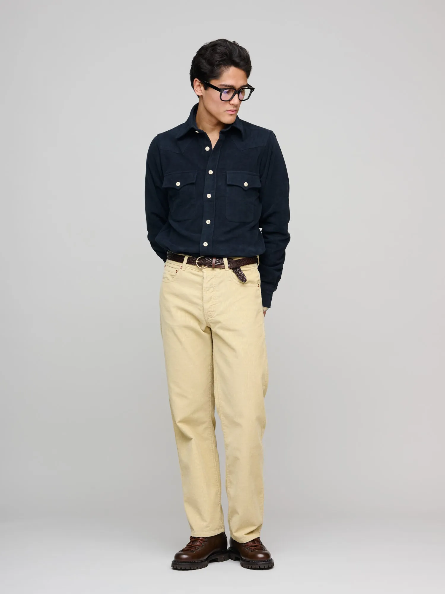 Easy Fit Jeans, Cream Corduroy