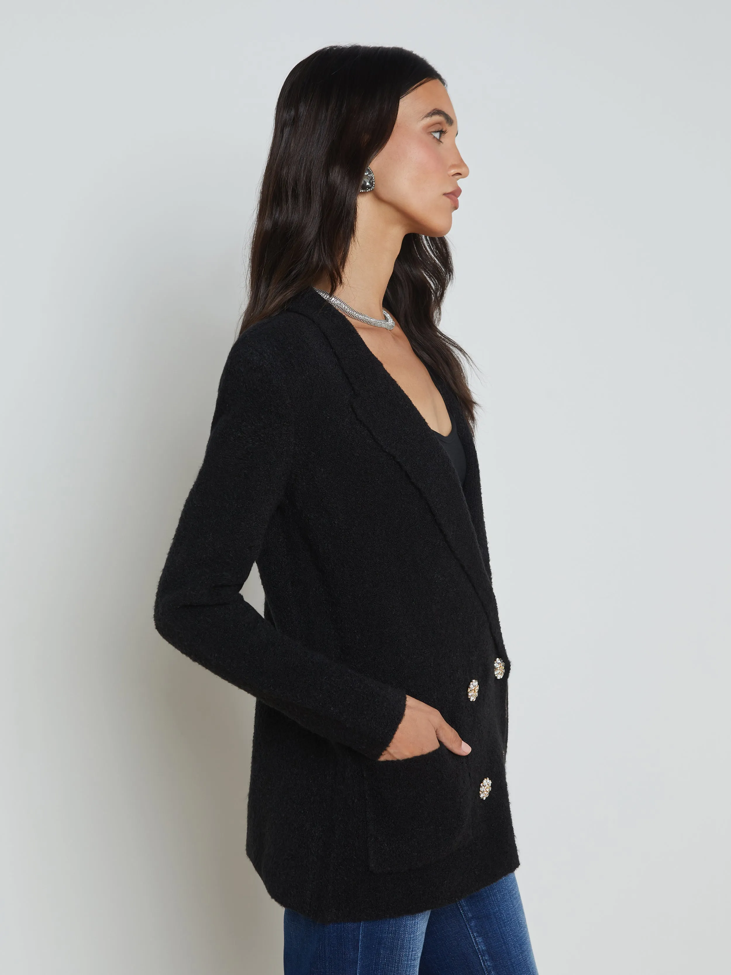 Eileen Knit Boyfriend Blazer