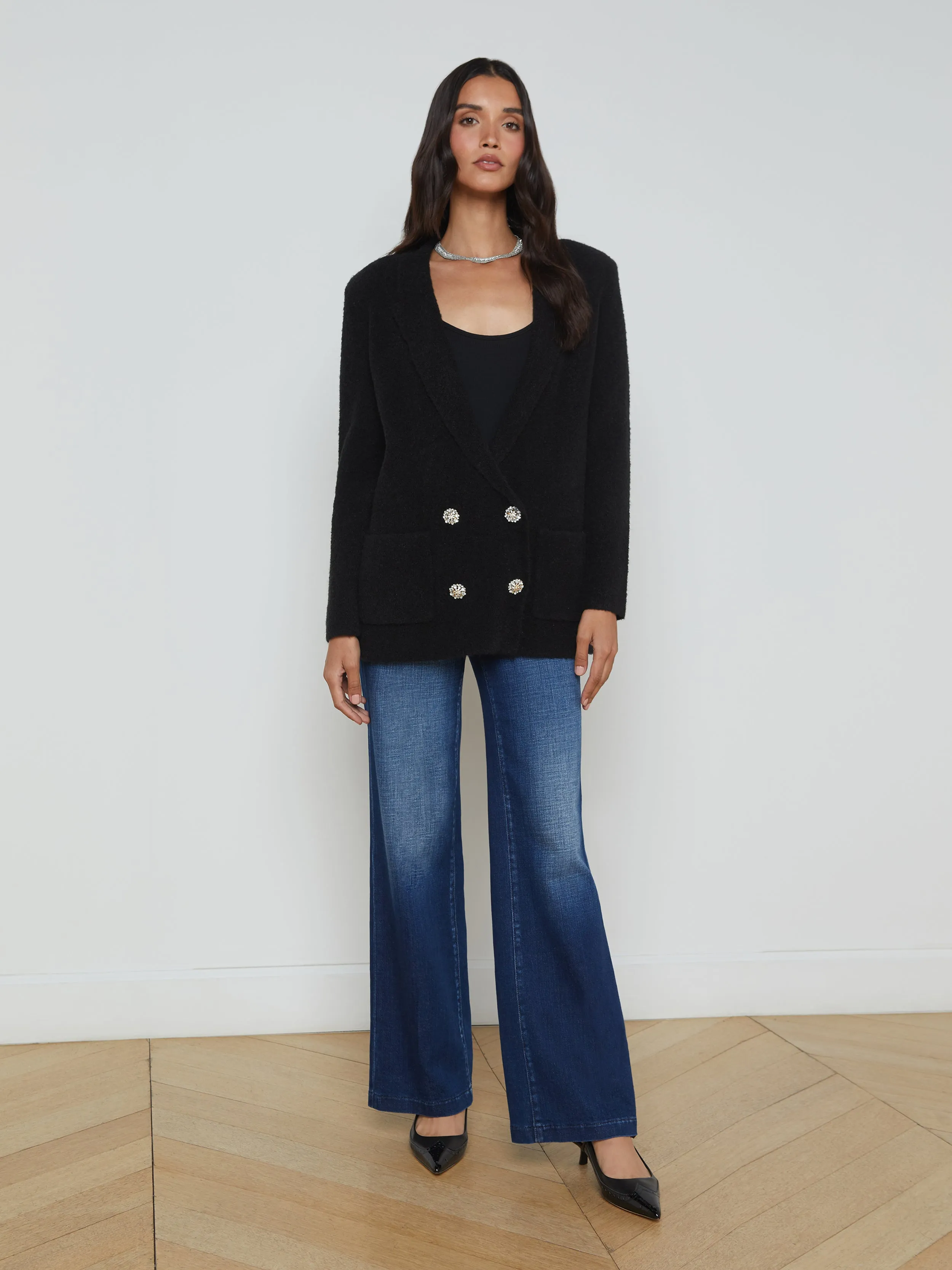 Eileen Knit Boyfriend Blazer