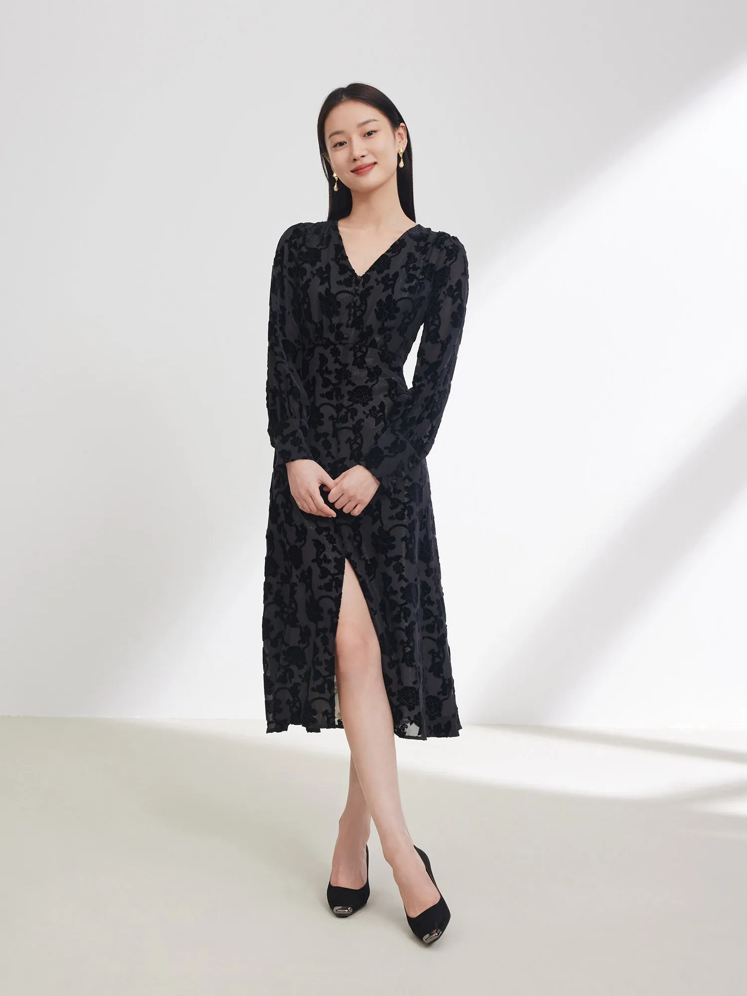 EP YAYING Velvet Dress