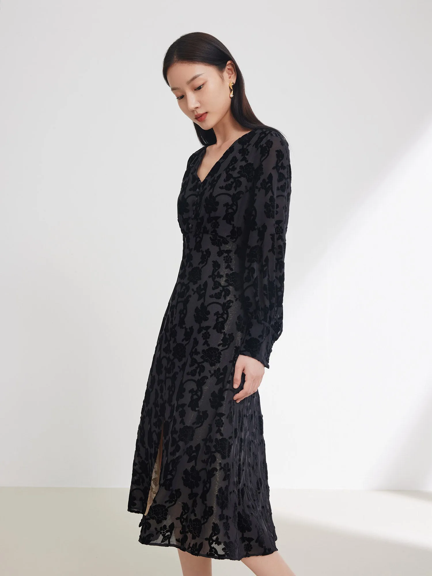 EP YAYING Velvet Dress