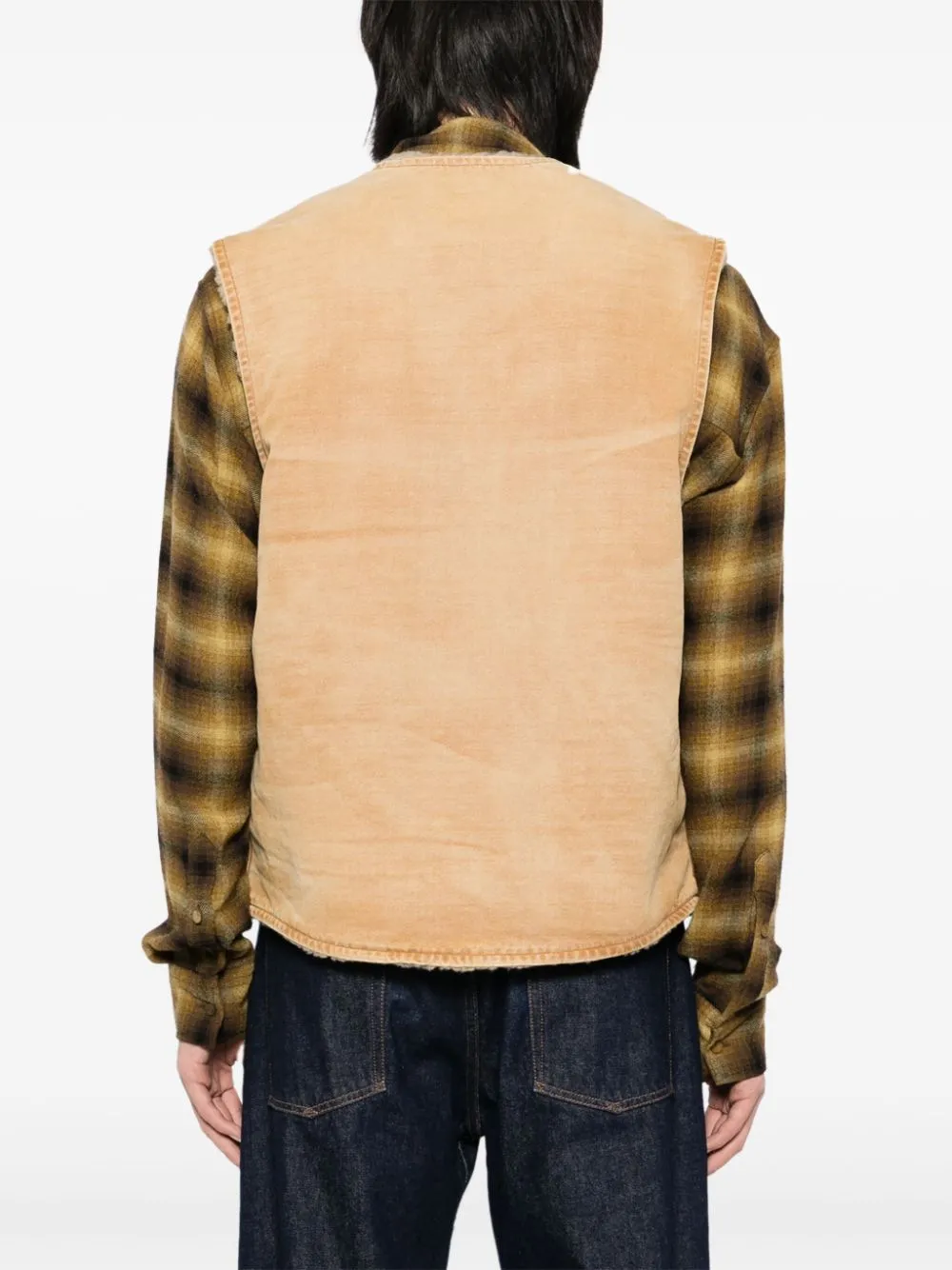 Fleece-Lined Canvas Vest