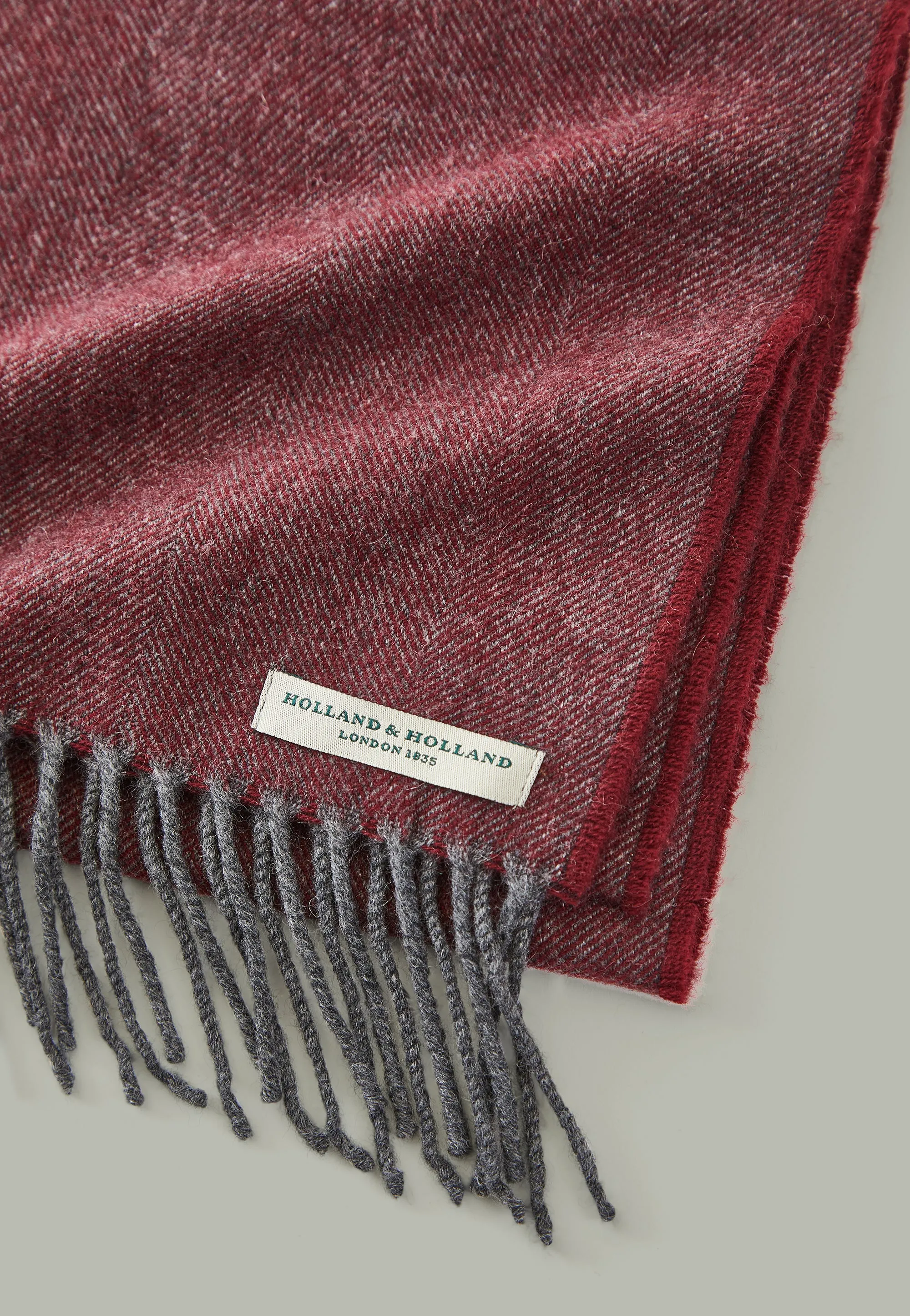 Harrow Cashmere Stole [WALNUT]