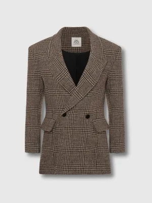 Linda wool blazer brown