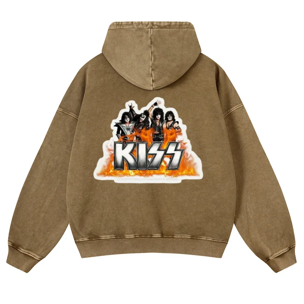 Men's Kiss Band Pullover Hoodies