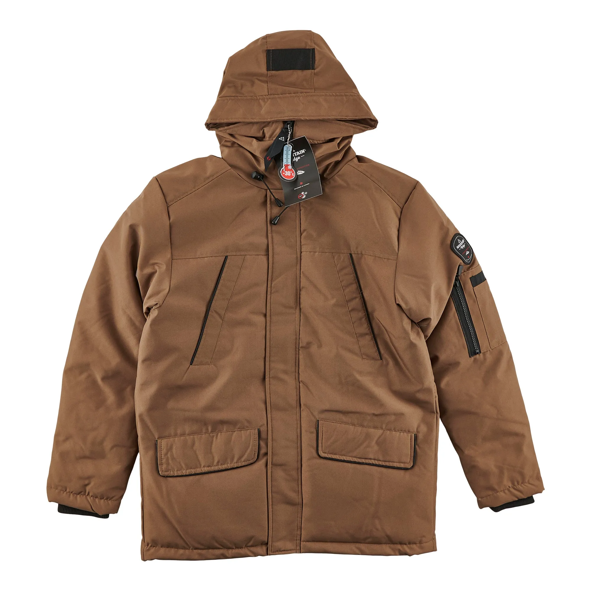 Mountain Ridge Men's Urban Parka with Faux Fur Hood