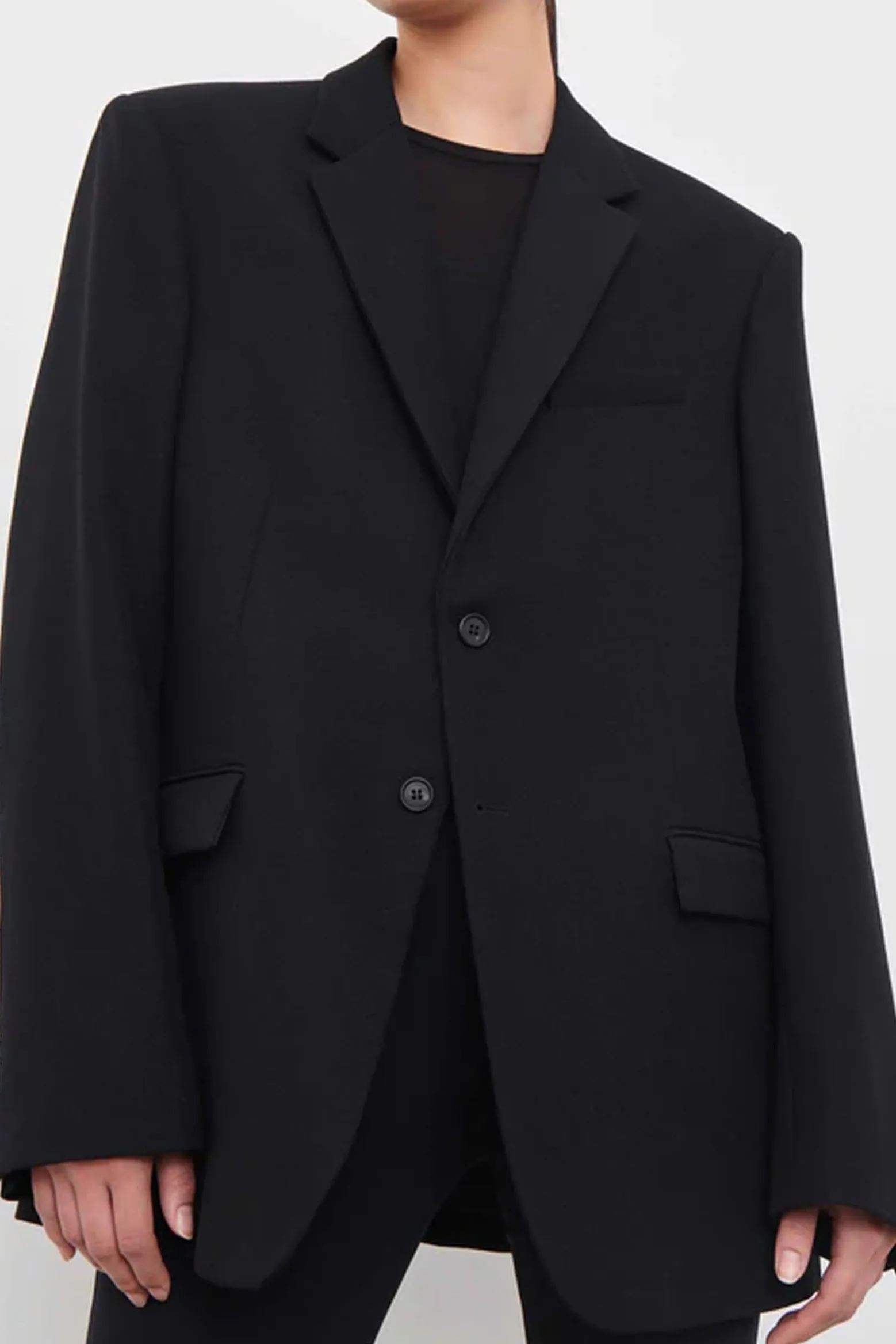 OVERSIZE SINGLE BREASTED BLAZER