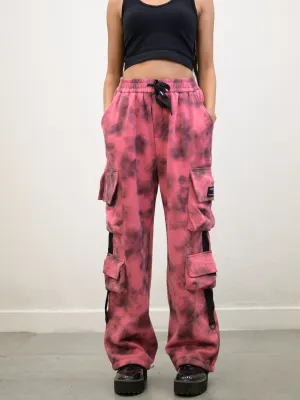 Pink Tie & Dye Joggers