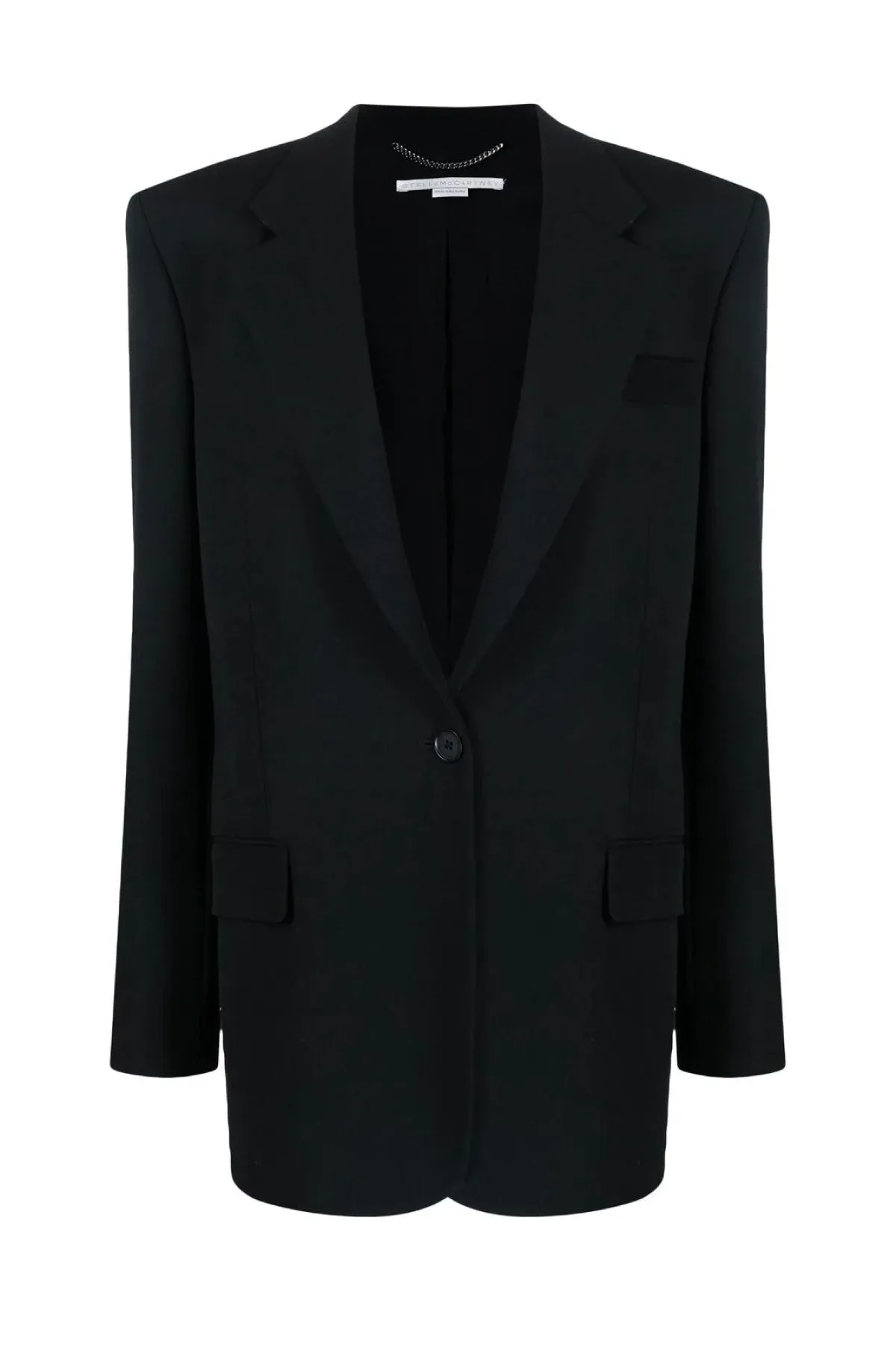 Stella McCartney Twill Tailoring Single Breasted Blazer - Black